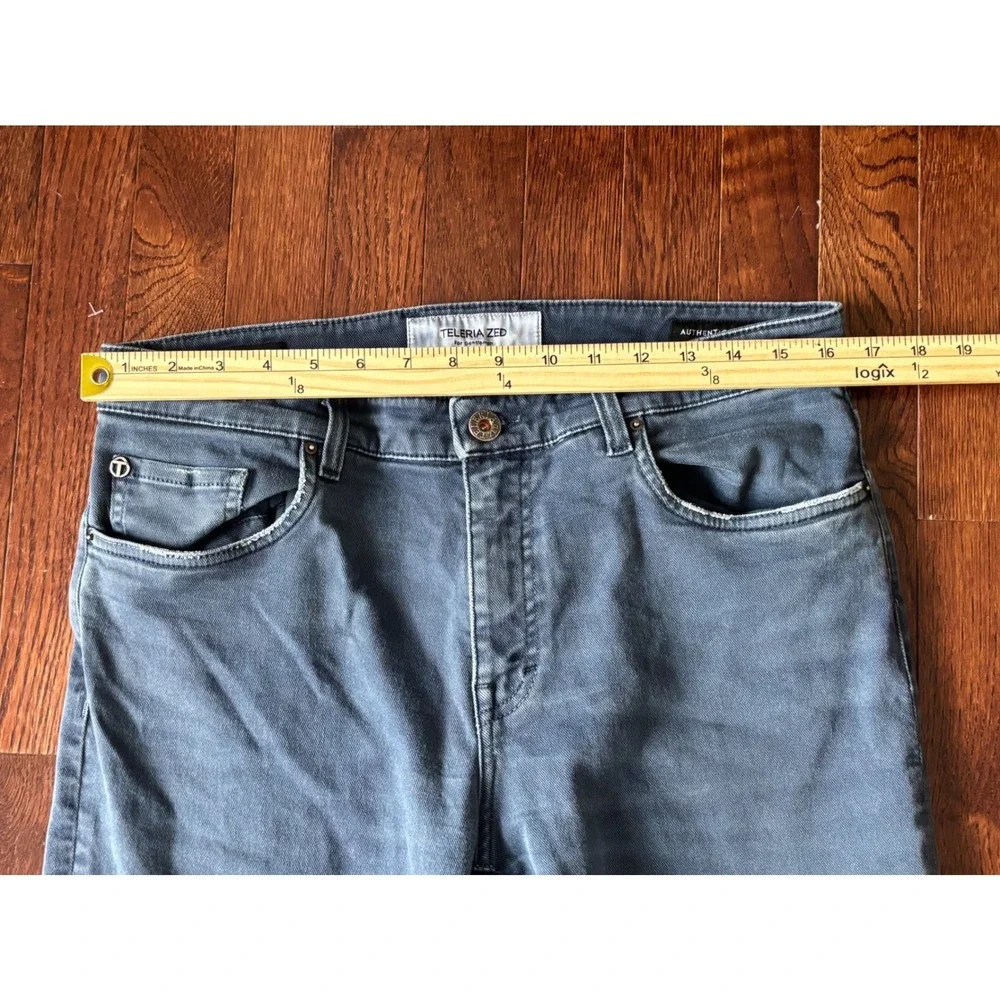 Teleria Zed Chicago 19 A Mens Blue Grey Italian Jeans Pants 34 Made in Italy